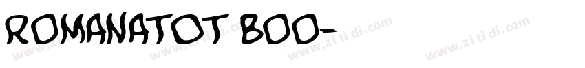 RomanaTOT Boo字体转换
